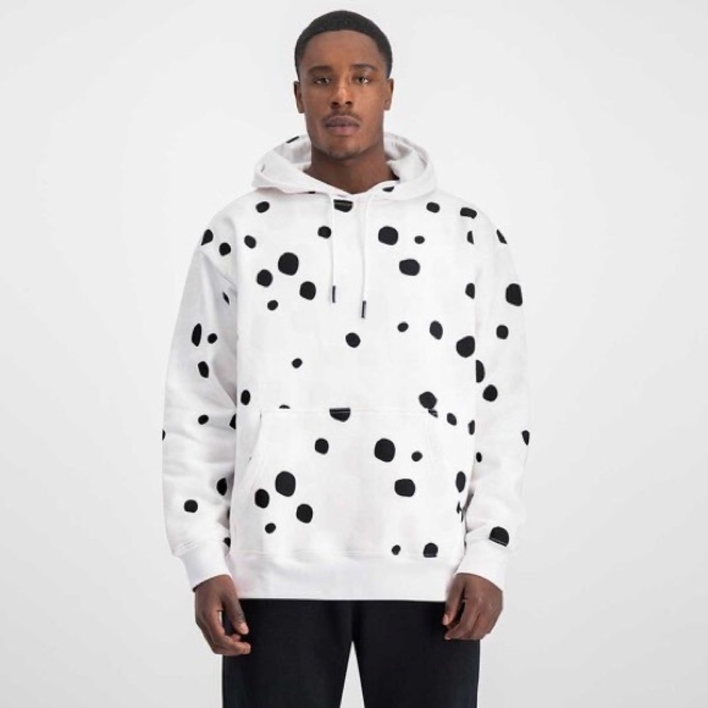 🆕 NWT CTM Chinatown Market UV Dots Hoodie White Black - Picture 8 of 14